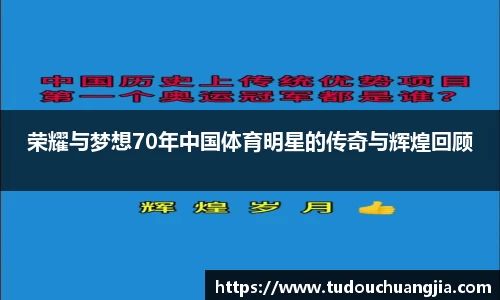 荣耀与梦想70年中国体育明星的传奇与辉煌回顾