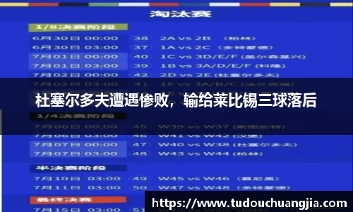 杜塞尔多夫遭遇惨败，输给莱比锡三球落后