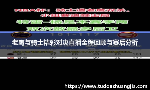 老鹰与骑士精彩对决直播全程回顾与赛后分析
